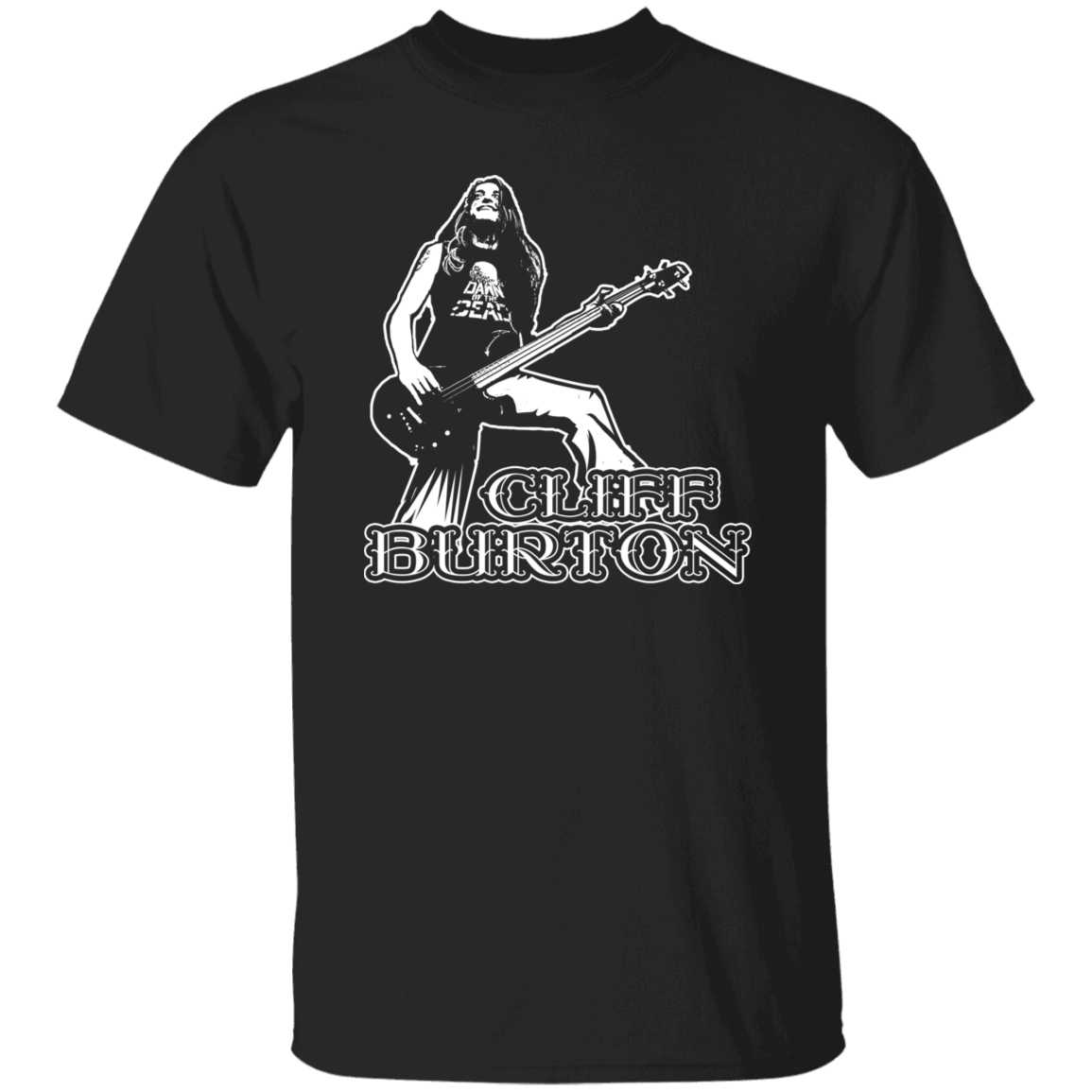 ArtichokeUSA Custom Design. Cliff Burton Tribute. 5.3 oz. T-Shirt