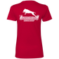 ArtichokeUSA Custom Design. Ruffing the Passer. Pitbull Edition. Male Version. Ladies' Boyfriend T-Shirt