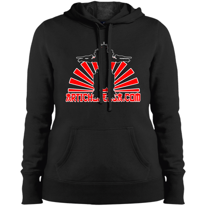 ArtichokeUSA Custom Design. Fan Art Mechagodzilla/Godzilla. Ladies' Pullover Hooded Sweatshirt