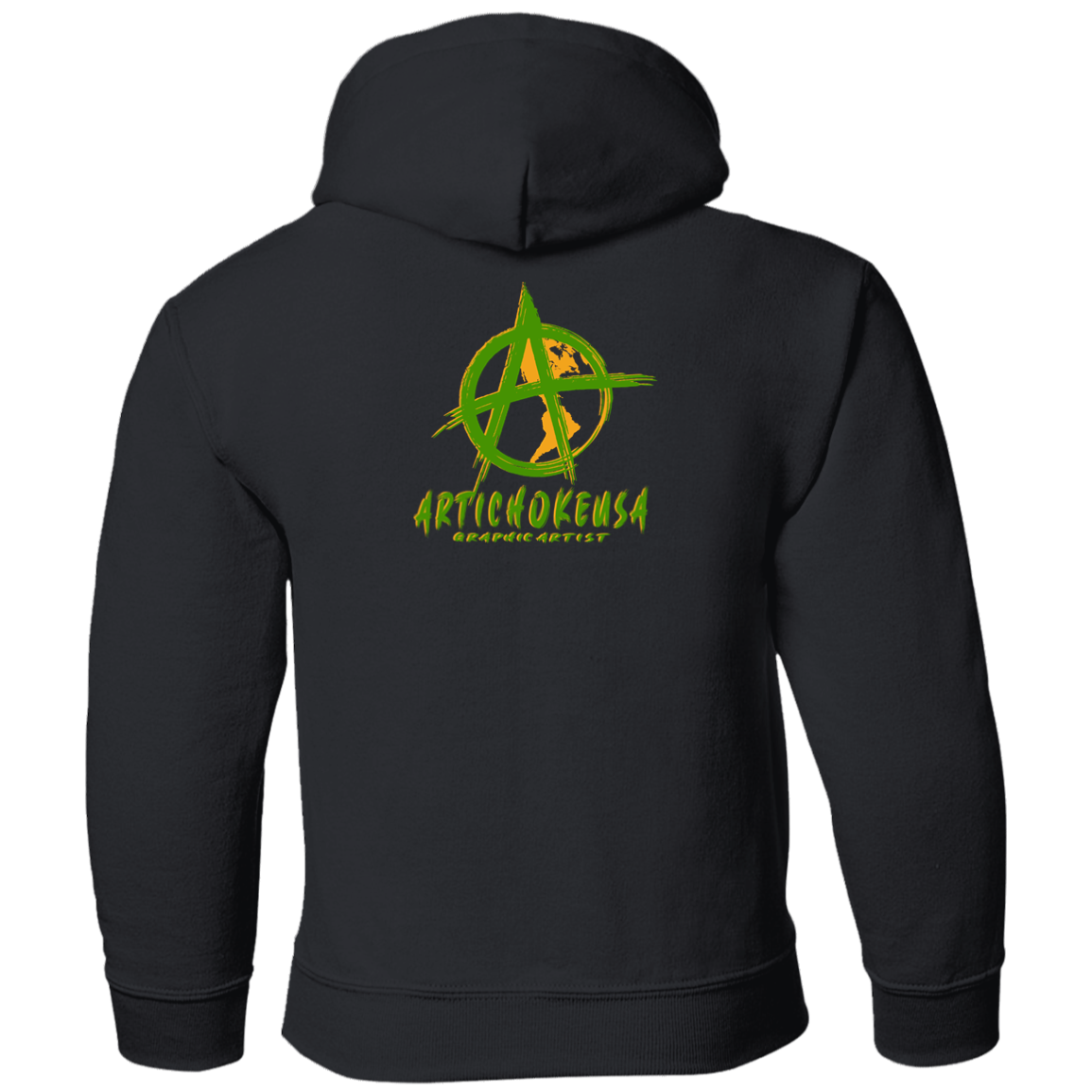 ArtichokeUSA Custom Design. EARTH-ART=EH. Youth Pullover Hoodie