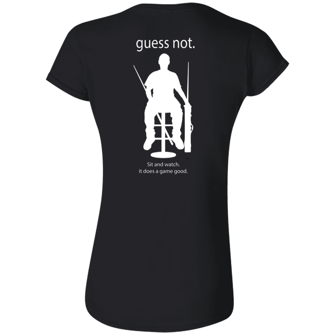 The GHOATS Custom Design. #40 Got Game? / Guess Not. Ultra Soft Style Ladies' T-Shirt