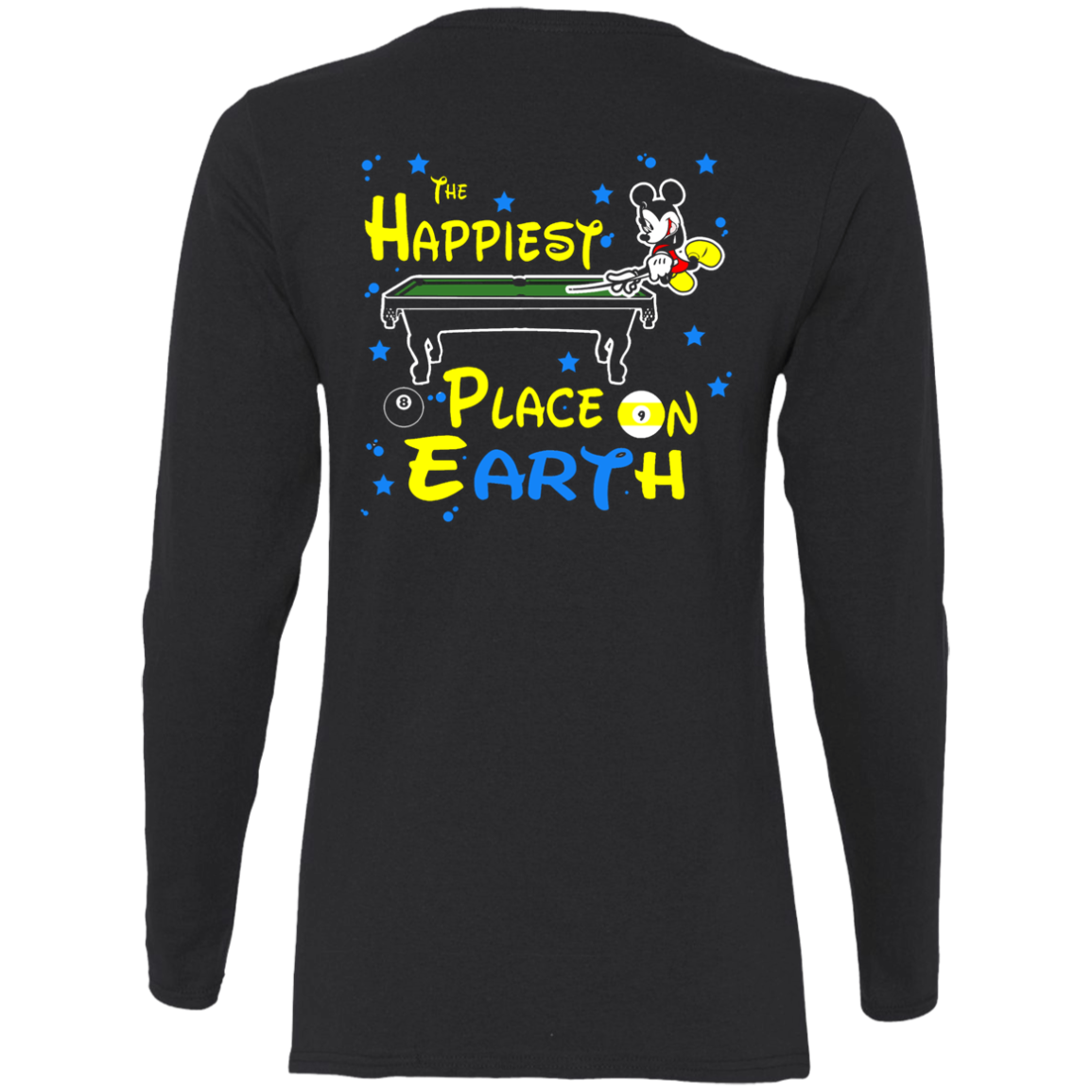 The GHOATS custom design #14. The Happiest Place On Earth. Fan Art. Ladies' Cotton LS T-Shirt