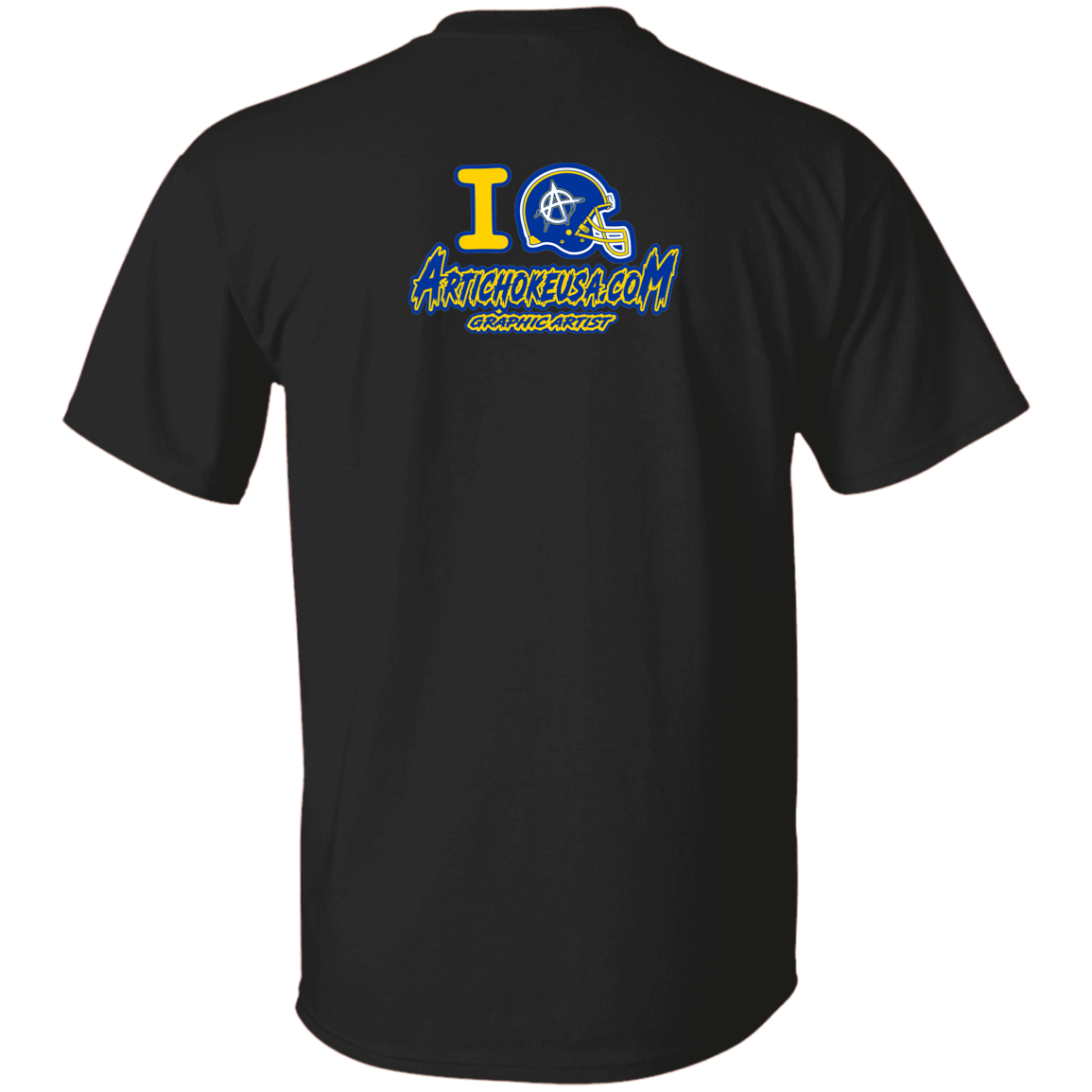 ArtichokeUSA Custom Design. Los Ramgeles. Fan Art. 100% Cotton T-Shirt