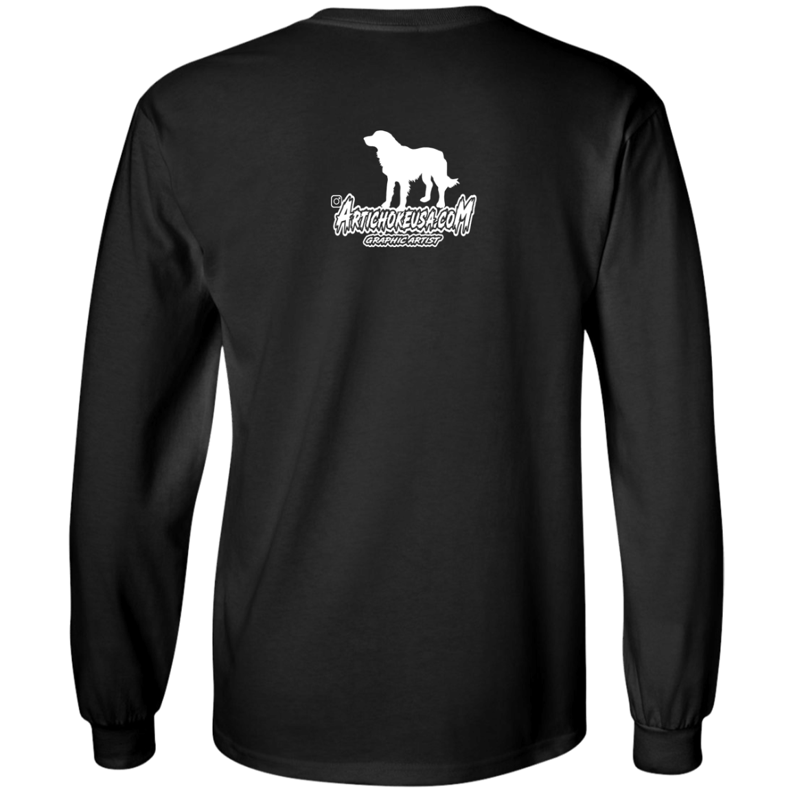 ArtichokeUSA Custom Design. Ruffing the Passer. Golden Lab Edition. Youth LS T-Shirt