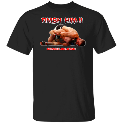 Artichoke Fight Gear Custom Design #8. Finish Him! 100% Cotton T-Shirt