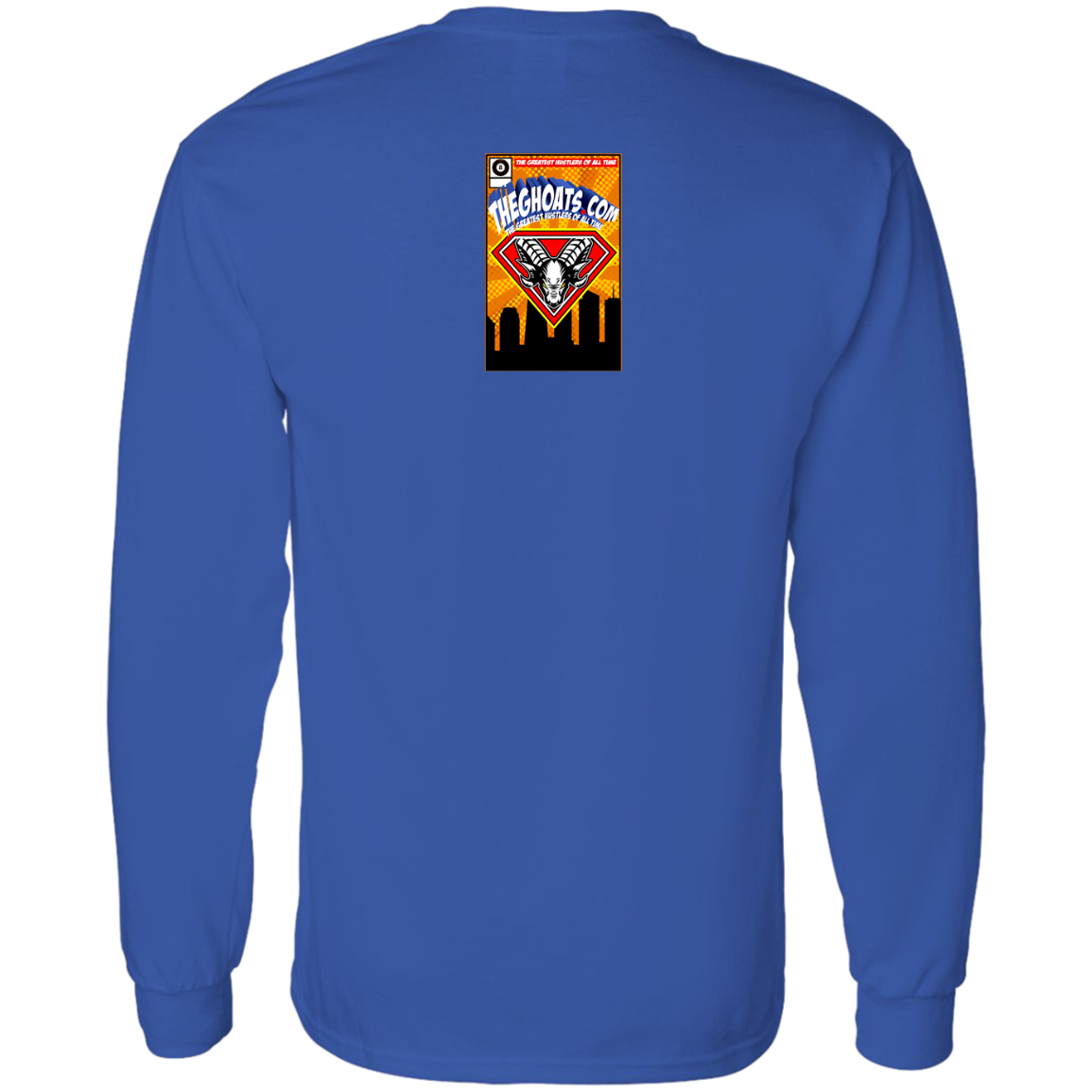 The GHOATS Custom Design. #38 Super 3. APA League. LS T-Shirt 5.3 oz.