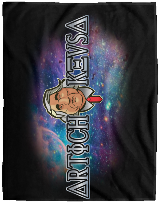 ArtichokeUSA Custom Design. Michio Kaku Fan Art. Fleece Blanket - 60x80