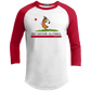 Custom Design #15. Golf Southern California with Yogi Fan Art. Youth 3/4 Raglan Sleeve Shirt