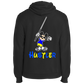 The GHOATS Custom Design #20. Look at the back. Hustle Mouse. Mickey Mouse Fan Art. Fleece Pullover Hoodie