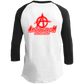 ArtichokeUSA Custom Design. Metallica Style Logo. Let's Make One For Your Project. Youth 3/4 Raglan Sleeve Shirt
