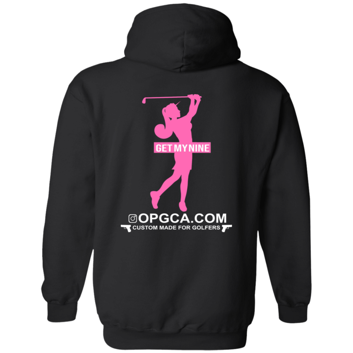 OPG Custom Design #16. Get My Nine. Female Version. Basic Pullover Hoodie