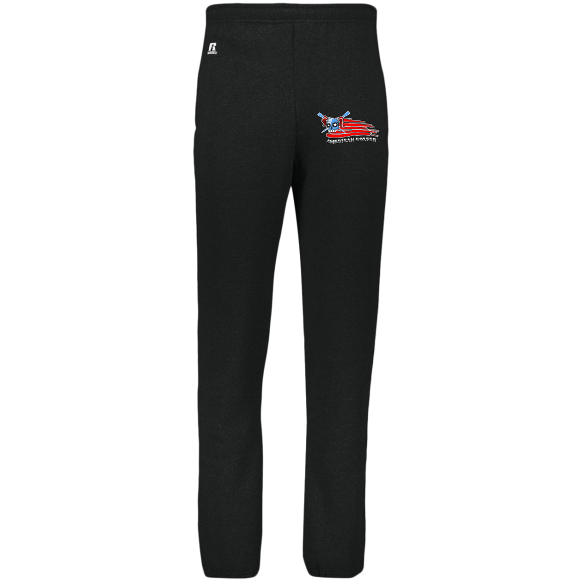 OPG Custom Design #12. American Golfer. Female Edition. Dri-Power Closed Bottom Pocket Sweatpants