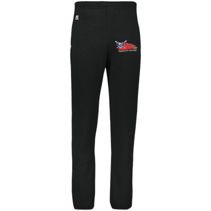 OPG Custom Design #12. American Golfer. Female Edition. Dri-Power Closed Bottom Pocket Sweatpants