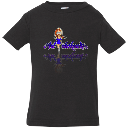 ArtichokeUSA Character and Font Design. Let’s Create Your Own Design Today. Blue Girl. Infant Jersey T-Shirt