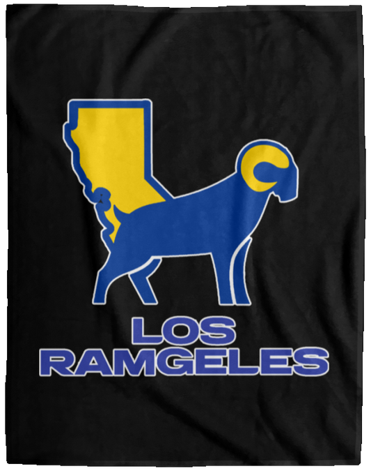 ArtichokeUSA Custom Design. Los Ramgeles. Fan Art. Fleece Blanket - 60x80