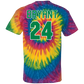 ArtichokeUSA Custom Design. RIP Kobe. Mamba Forever. Celtics / Lakers Fan Art Tribute. Youth Tie Dye T-Shirt