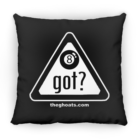 The GHOATS Custom Design. #40 Got Game? / Guess Not. Large Square Pillow