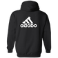 ArtichokeUSA Custom Design. Adobo. Adidas Parody. Zip Up Hooded Sweatshirt