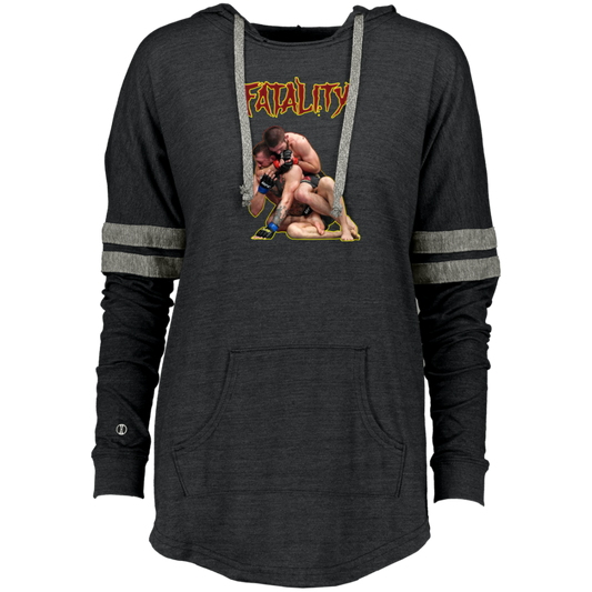 Artichoke Fight Gear Custom Design #11. Fatality. Mortal Kombat Parody. MMA. Ladies Low Key Hoodie