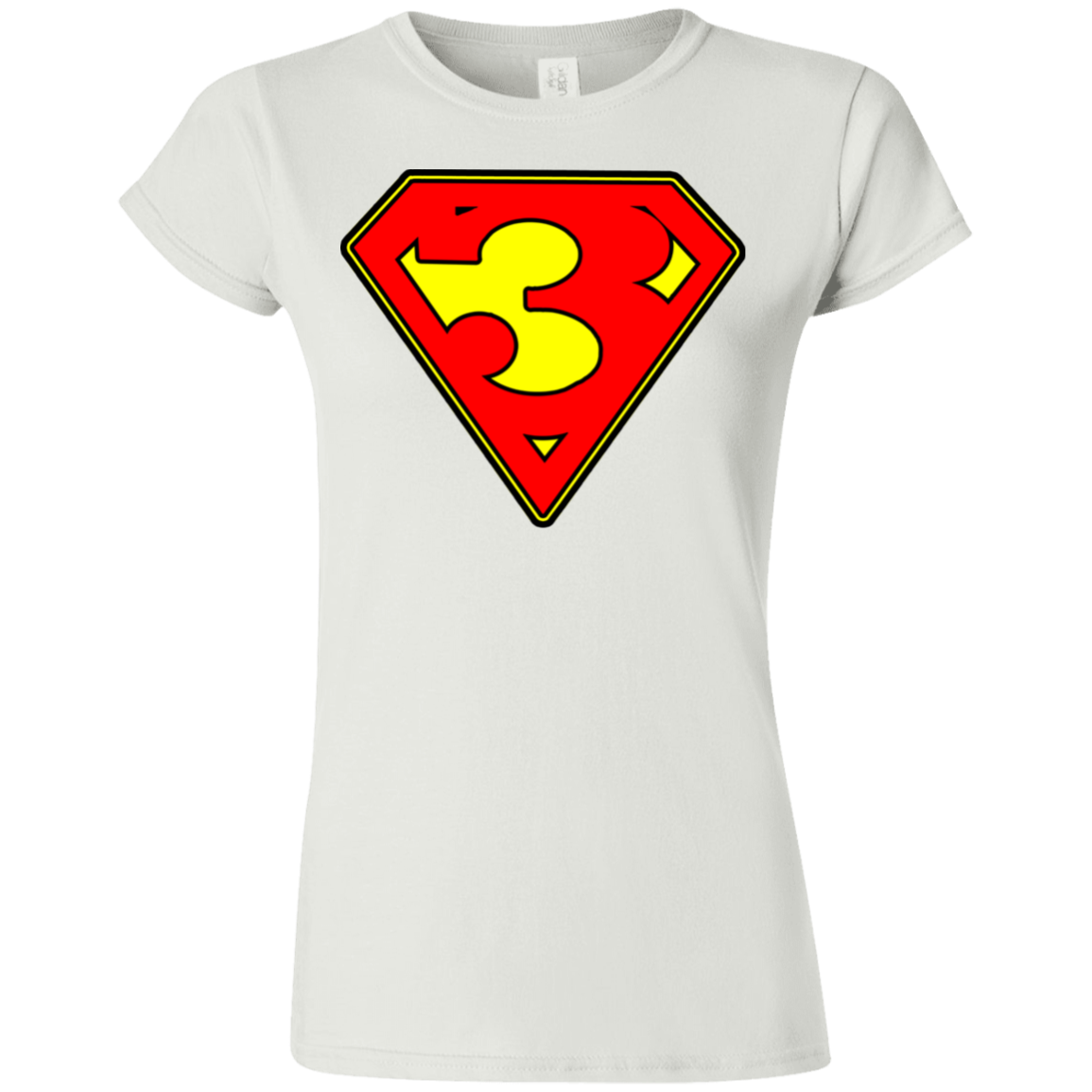 The GHOATS Custom Design. #38 Super 3. APA League. Ultra Soft Style Ladies' T-Shirt
