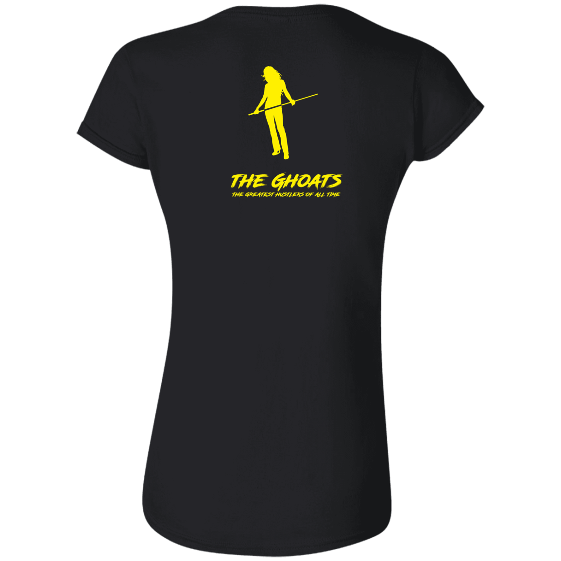 The GHOATS Custom Design. #34 Beware of Sharks. Play at Your Own Risk. (Ladies only version). Ultra Soft Style Ladies' T-Shirt