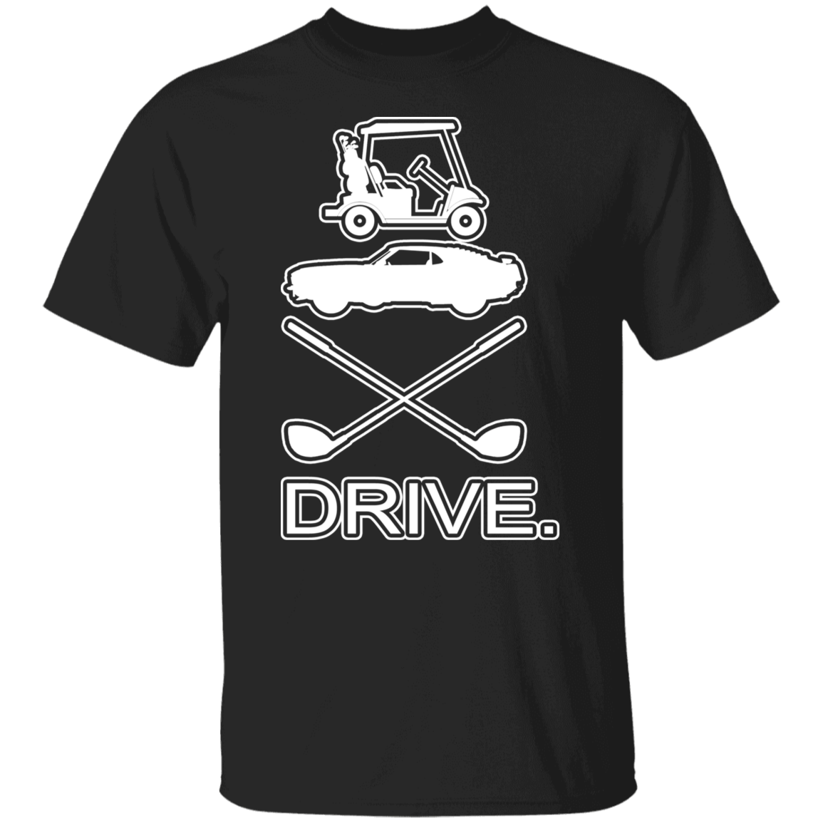 OPG Custom Design #8. Drive. 100% Cotton T-Shirt