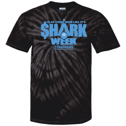 The GHOATS Custom Design. #32. Shark Week. Shark Life. Youth Tie Dye T-Shirt