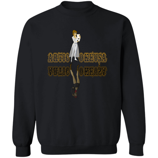 ArtichokeUSA Custom Design. Façade: (Noun) A false appearance that makes someone or something seem more pleasant or better than they really are.  Crewneck Pullover Sweatshirt