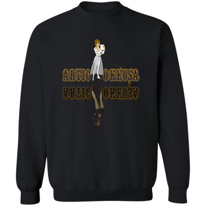 ArtichokeUSA Custom Design. Façade: (Noun) A false appearance that makes someone or something seem more pleasant or better than they really are.  Crewneck Pullover Sweatshirt