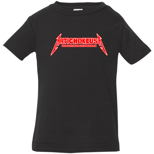 ArtichokeUSA Custom Design. Metallica Style Logo. Let's Make One For Your Project. Infant Jersey T-Shirt