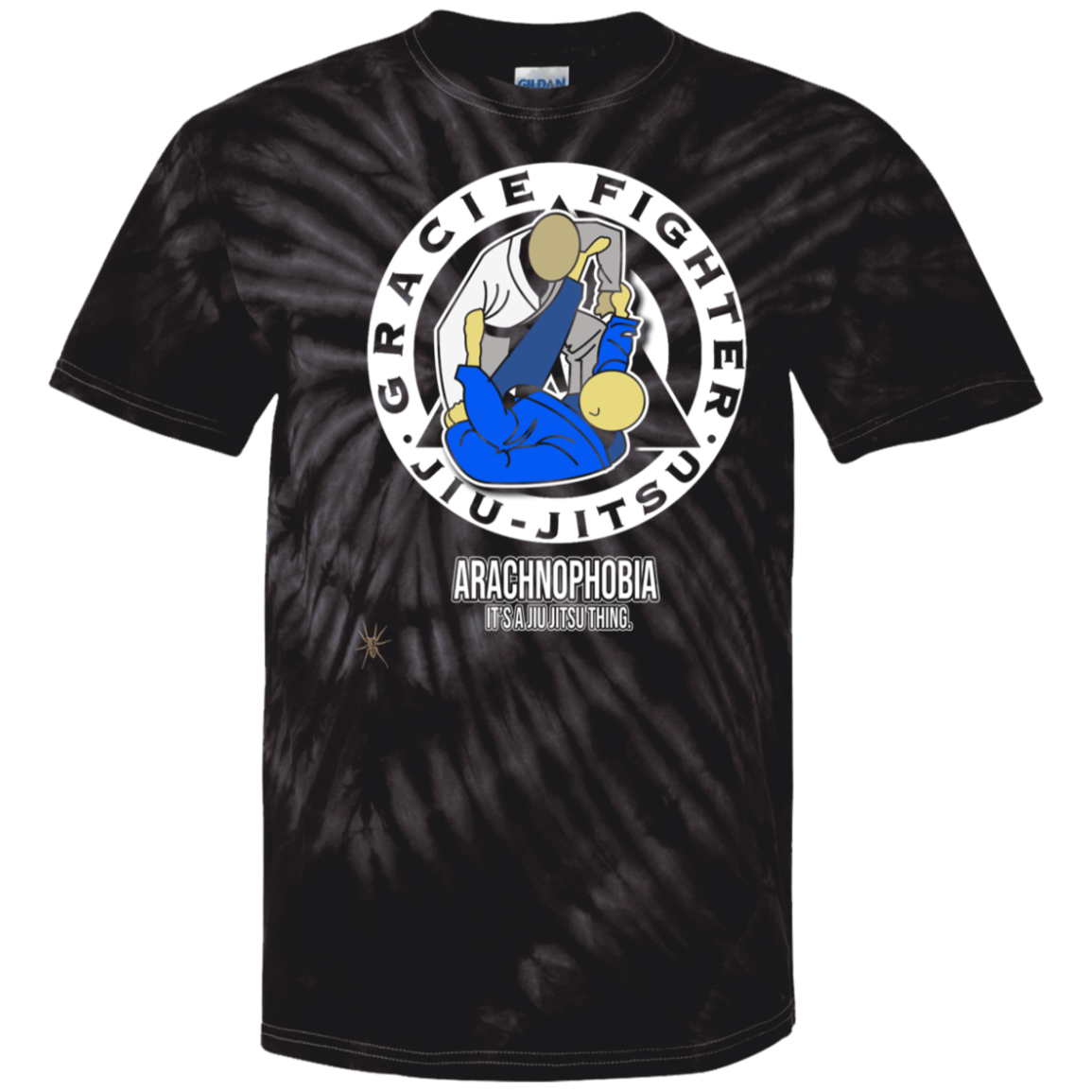 Artichoke Fight Gear Custom Design #1. Arachnophobia: Fear of Spiders. Spider Guard. It's a Jiu Jitsu Thing. Youth Tie Dye T-Shirt