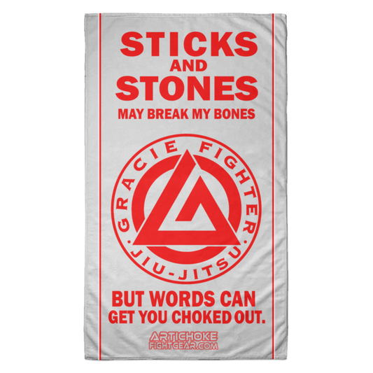 Artichoke Fight Gear Custom Design #19. Sticks and Stones. Towel - 35x60