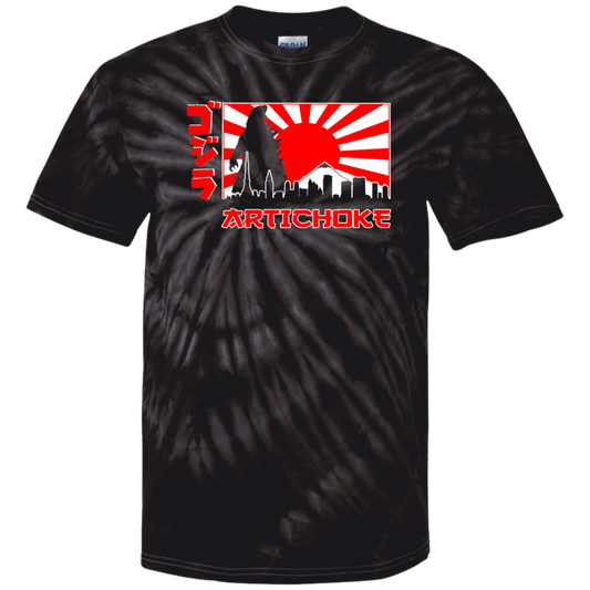 ArtichokeUSA Custom Design.  Fan Art Godzilla/Mecha Godzilla. 100% Cotton Tie Dye T-Shirt
