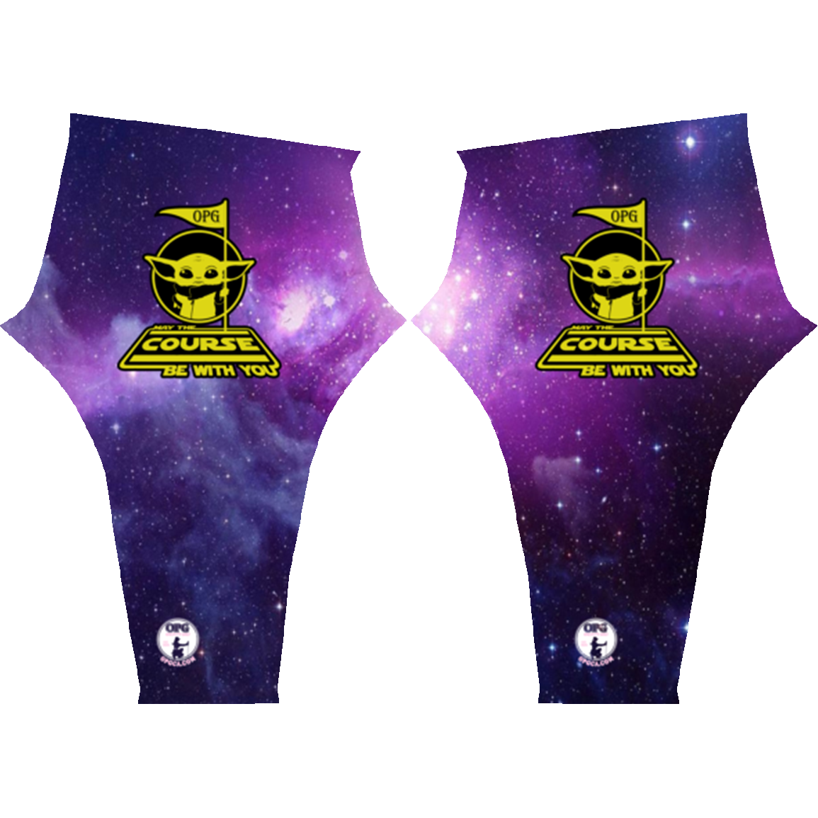 OPG Custom Design #21. May The Course Be With You. Fan Art. All Over Print Leggings
