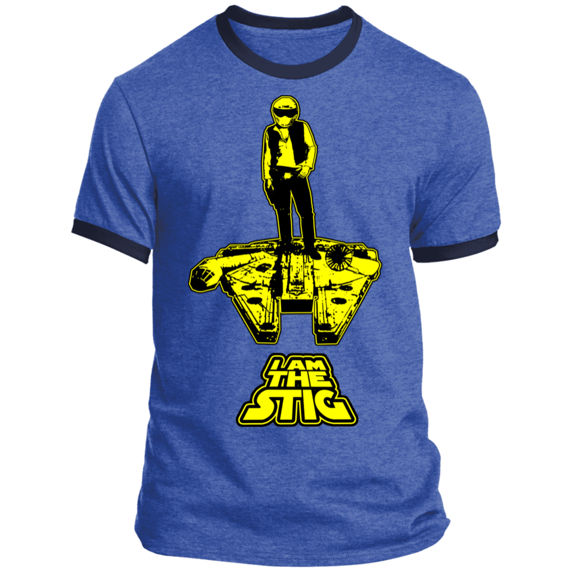 ArtichokeUSA Custom Design. I am the Stig. Han Solo / The Stig Fan Art. Ringer Tee