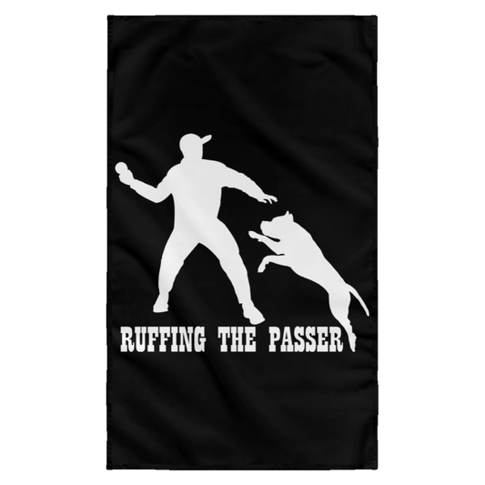 ArtichokeUSA Custom Design. Ruffing the Passer. Pitbull Edition. Male Version. Wall Flag
