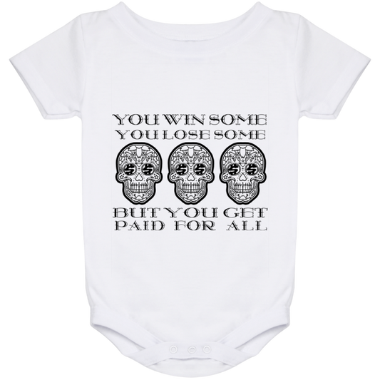 ArtichokeUSA Custom Design. You Win Some, You Lose Some, But You Get Paid For All. Baby Onesie 24 Month