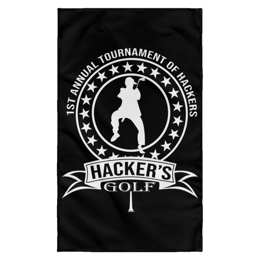 OPG Custom Design #20.1st Annual Hackers Golf Tournament. Men's Edition. Wall Flag
