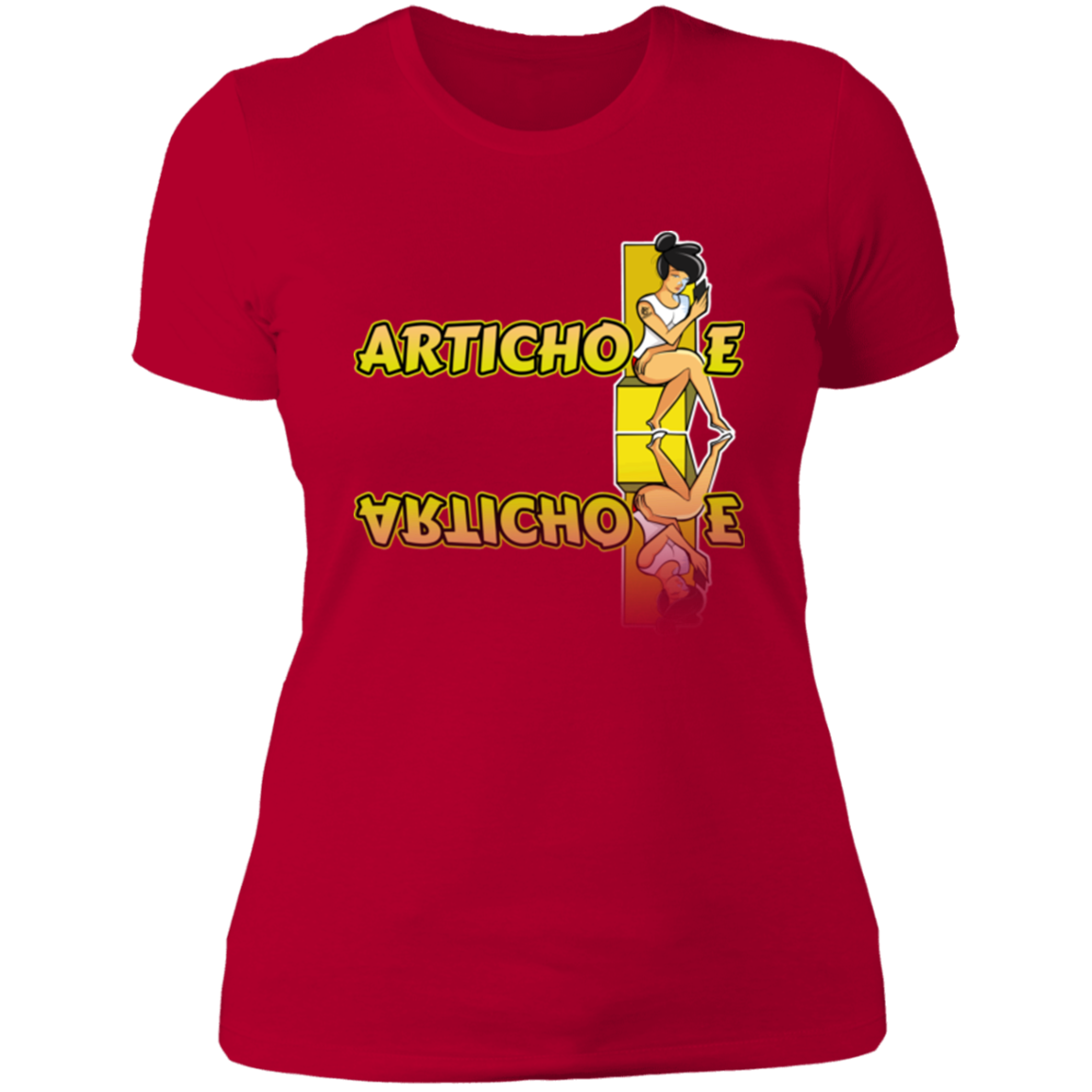 ArtichokeUSA Character and Font Design. Let’s Create Your Own Design Today. Betty. Ladies' Boyfriend T-Shirt