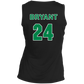 ArtichokeUSA Custom Design. RIP Kobe. Mamba Forever. Celtics / Lakers Fan Art Tribute. Ladies' Sleeveless V-Neck