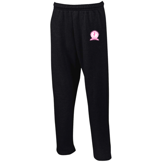 ZZZ#20 OPG Custom Design. 1st Annual Hackers Golf Tournament. Ladies Edition. Open Bottom Sweatpants with Pockets