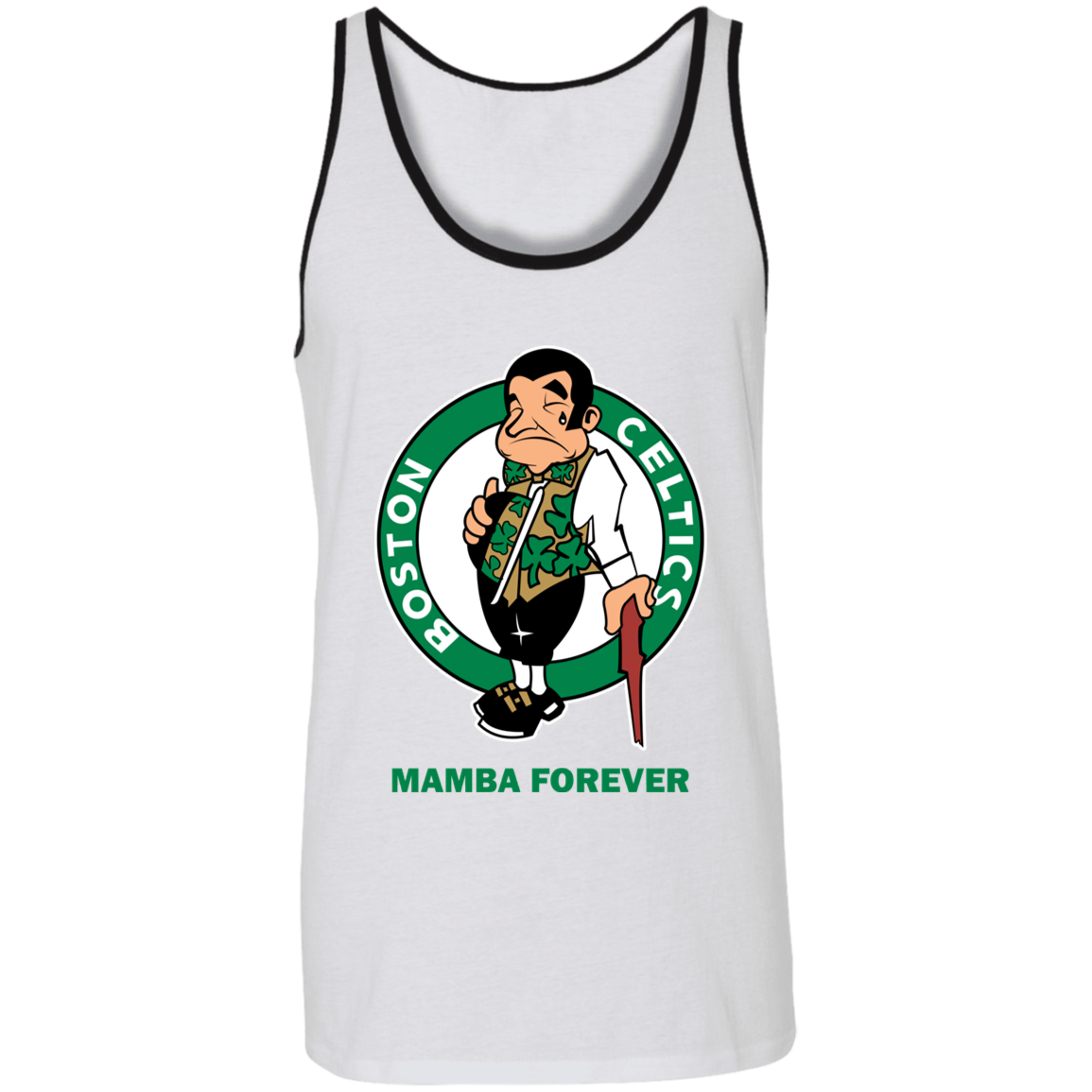 ArtichokeUSA Custom Design. RIP Kobe. Mamba Forever. Celtics / Lakers Fan Art Tribute. Unisex Tank