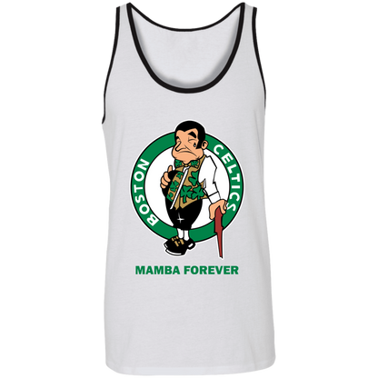 ArtichokeUSA Custom Design. RIP Kobe. Mamba Forever. Celtics / Lakers Fan Art Tribute. Unisex Tank