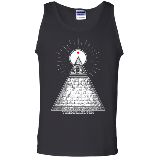 The GHOATS custom design #10. All Seeing Eye. 100% Cotton Tank Top