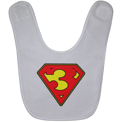 The GHOATS Custom Design. #38 Super 3. APA League. Baby Bib