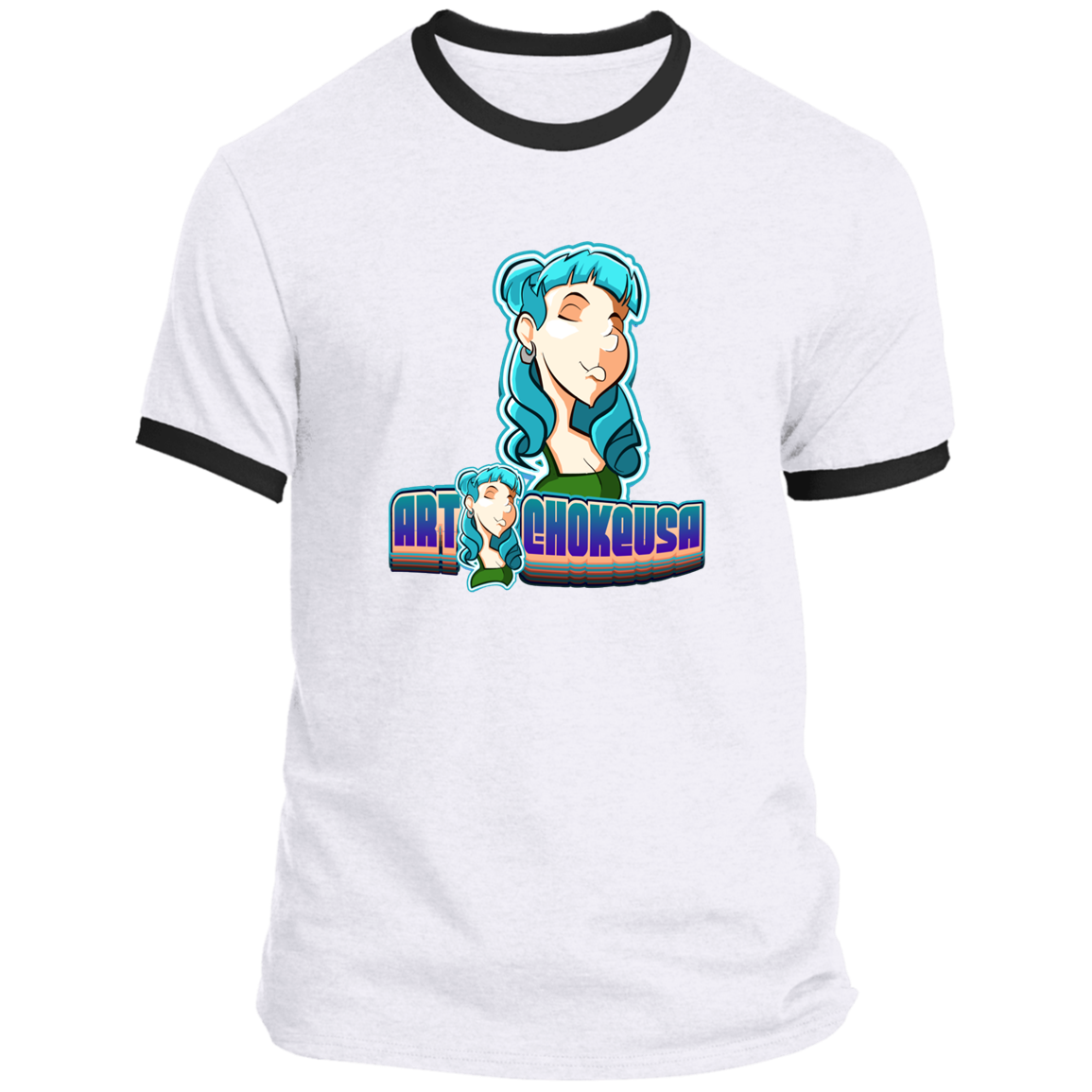 ArtichokeUSA Characters and Fonts. "Shelly" Let’s Create Your Own Design Today. Ringer Tee