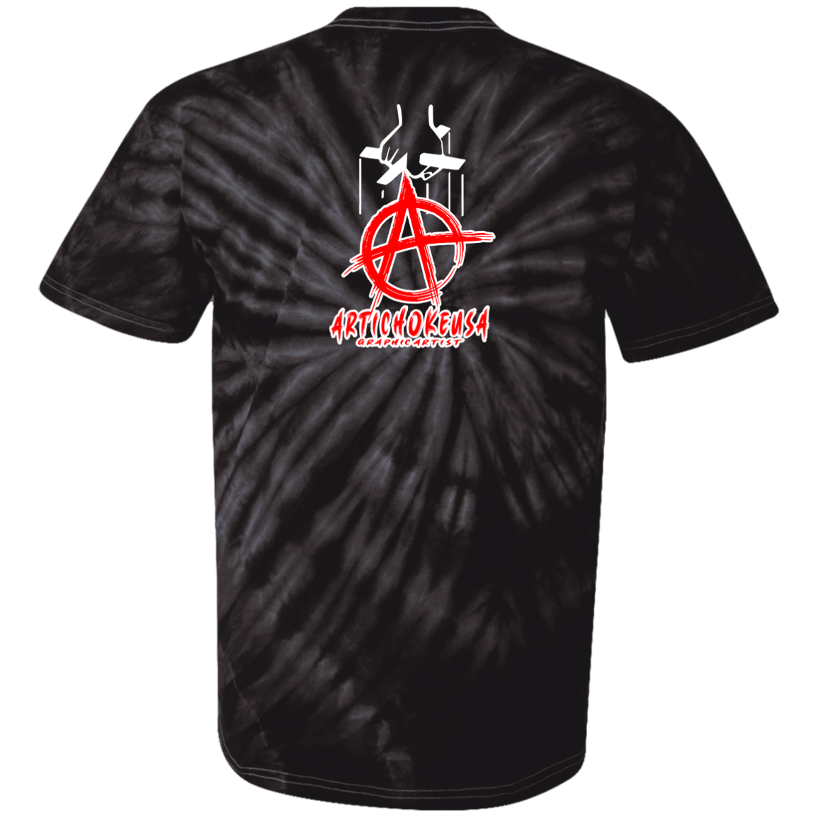 ArtichokeUSA Custom Design. Godfather Simms. NY Giants Superbowl XXI Champions. Fan Art. Tie Dye 100% Cotton T-Shirt