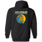 ArtichokeUSA Custom Design. Los Angeles Chargers Fan Art. Zip Up Hooded Sweatshirt