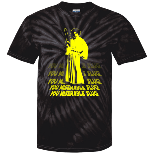 ArtichokeUSA Custom Design. You Miserable Slug. Carrie Fisher Tribute. Star Wars / Blues Brothers Fan Art. Youth Tie Dye T-Shirt