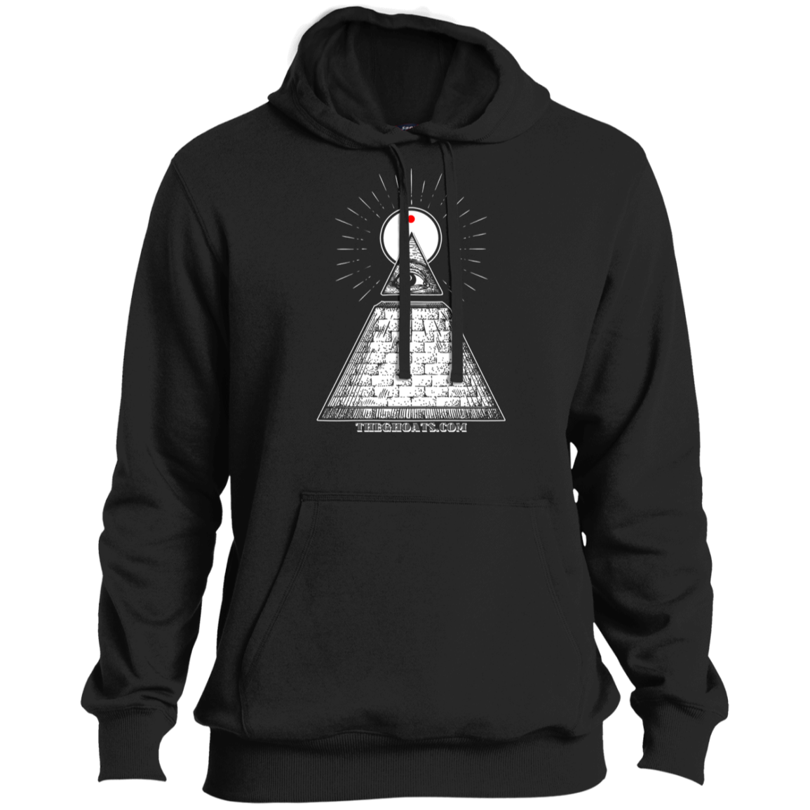 The GHOATS custom design #10. All Seeing Eye. Ultra Soft Pullover Hoodie